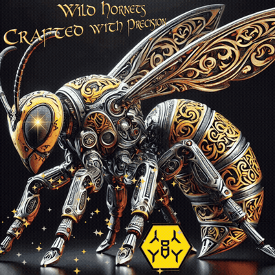 Bee With Wild Hornets Crafted With Precision GIF
