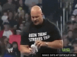 Beer Chug We Challenge Steve Austin GIF