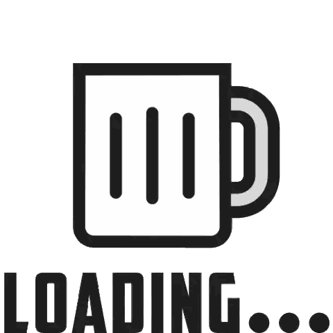 Beer Mug Loading Icon Sticker