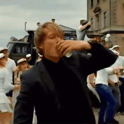 Beerfest Mads Mikelsen Chugging Beer GIF