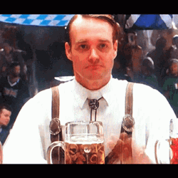 Beerfest Tongue Out Licking Through Fingers GIF