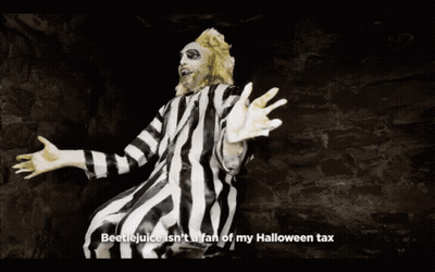 Beetlejuice Is A Fan Of My Halloween Tax GIF