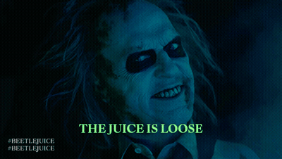 Beetlejuice Movie Poster Scary Man GIF