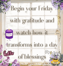 Begin Blessed Friday With Gratitude GIF