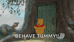 Behave Tummy Winnie The Pooh GIF