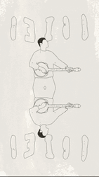 Beige Banjo Musician Animation