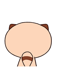 Beige Cartoon Racoon Head Bang GIF
