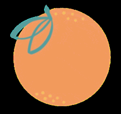 Beige Minimalist Orange Drawing GIF