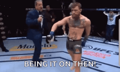 Being On It Conor Mcgregor Walk GIF