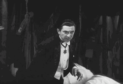 Bela Lugosi Dracula Intense Look GIF