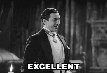Bela Lugosi Excellent Dracula GIF