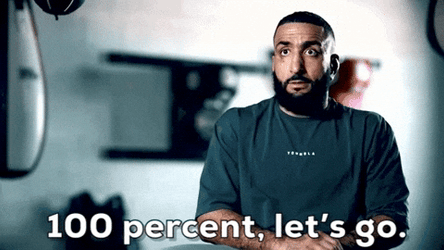 Belal Muhammad 100 Percent Let's Go GIF