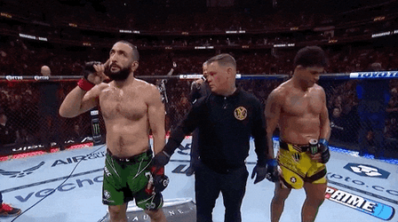 Belal Muhammad Declared Winner GIF