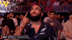 Belal Muhammad Mocking Camera GIF