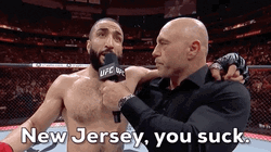 Belal Muhammad Mocking New Jersey GIF