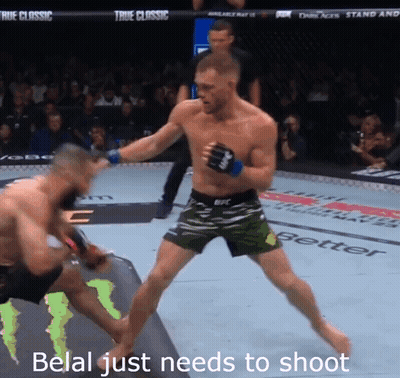 Belal Shooting During Boxing Match GIF
