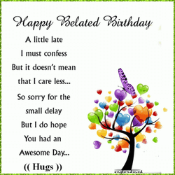 Belated Belated Birthday GIF