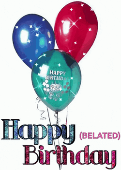 Belated Birthday Late Birthday GIF