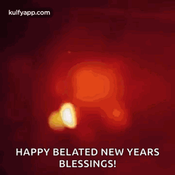 Belated Happy New Year Wishes  GIF
