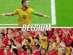 Belgium Crowd Eden Hazard