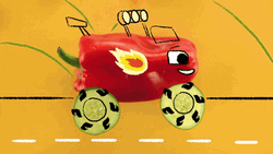 Bell Pepper Monster Truck GIF