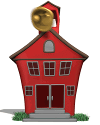 Bell Tolling In Bell Tower Animation GIF