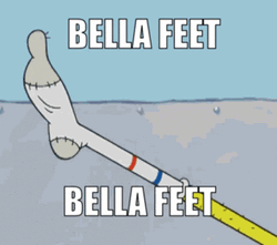 Bella Feet Spongebob GIF