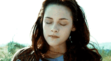 Bella Swan Deep Breath Licking Lips GIF