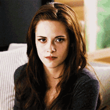 Bella Swan Smiling Smirk Shy Face Cute GIF