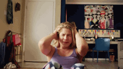 Bella Thorne Exercising GIF