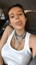 Bella Thorne Tongue Out GIF