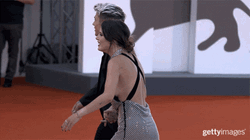 Bella Thorne Wave Blow Kiss In A Hurry GIF