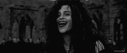 Bellatrix Lestrange Evil Laugh GIF