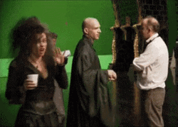 Bellatrix Lestrange On The Set GIF