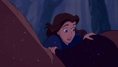 Belle From Beauty And The Beast Looks Very Surprised GIF
