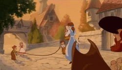 Belle Jumping On Rope GIF