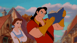 Belle Talks About Beast GIF