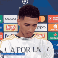 Bellingham Shy Interview GIF