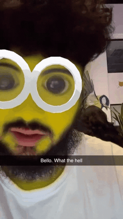 Bello What The Hell Man With Yellow Face GIF