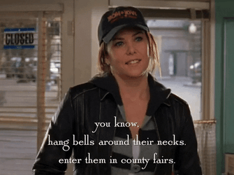 Bells Just Hanging Around Their Neck GIF