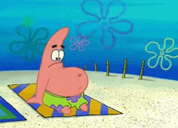 Belly Inflation Hide Patrick SpongeBob GIF
