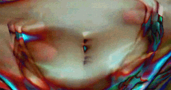 Belly Inflation Trippy Softcore Wave GIF