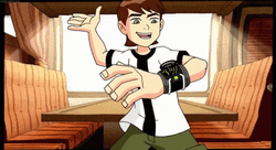 Ben 10 Cool Heatblash Transformation GIF