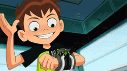 Ben 10 Funny Heatblash Zoom In GIF