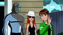 Ben 10 Gwen Kevin Beach Plans GIF