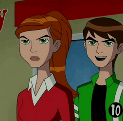 Ben 10 Gwen Kevin Talking GIF