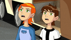 Ben 10 Gwen Tennyson Shocked Faces GIF