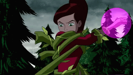Ben 10 Gwen Tennyson Slashing Vines GIF