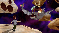 Ben 10 Missed Me Dodge Battle GIF