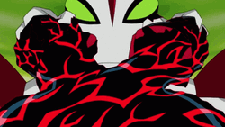 Ben 10 Waybig Malware Fight GIF